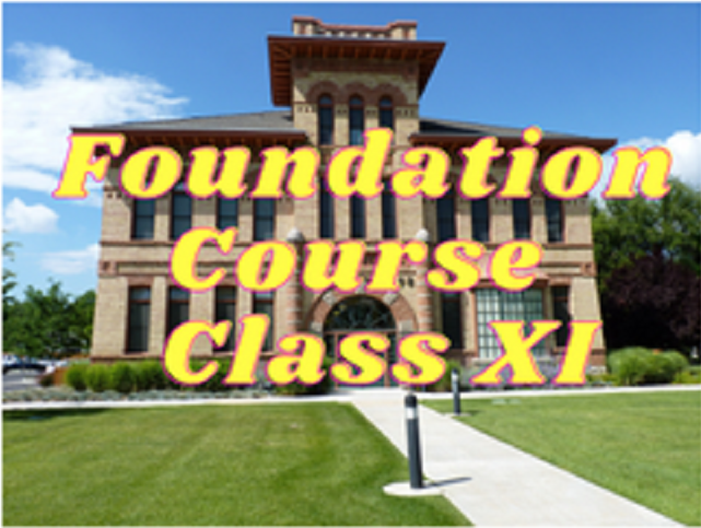 Foundation - Class XI